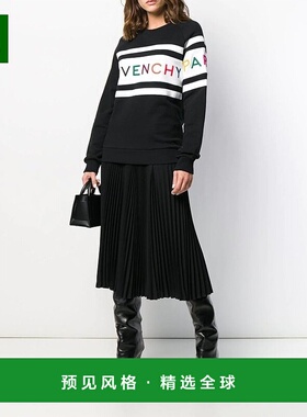 香港直邮Givenchy Logo刺绣套头卫衣 BW70633Z1X纪梵希长袖针织