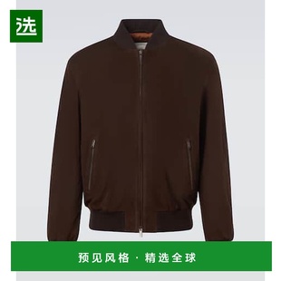 香港直邮TOD'S 托德斯 男士 绒面革短夹克 brown棕色 舒适时尚