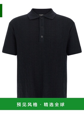 香港直邮BALMAIN 男士POLO衫 GH1GB044KI036AJ SS2026 蓝色