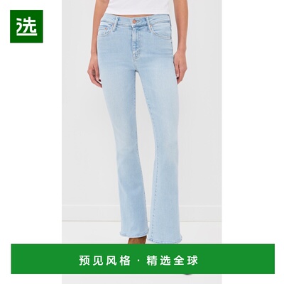 1h可退 香港直邮mother denim 女士 Weekender 牛仔裤  舒适时尚