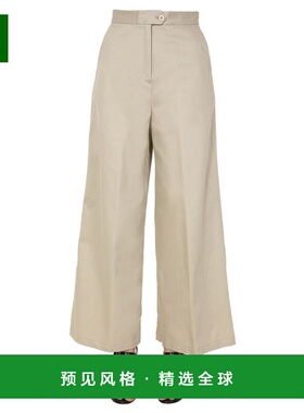 香港直邮ASPESI 女士休闲裤 H101_E79401236 SS2020 白色 WIDE TR