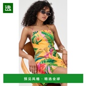 Singing 1h可退 黄色迷你连衣裙 女士 Birds 香港直邮FARM RIO