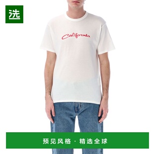 1h可退 香港直邮Erl 男士 CALIFORNIA T恤 ERL10T0012 white白色