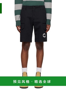1h可退 香港直邮Moschino 莫斯奇诺 男士 黑色 Loop 短裤 0351202