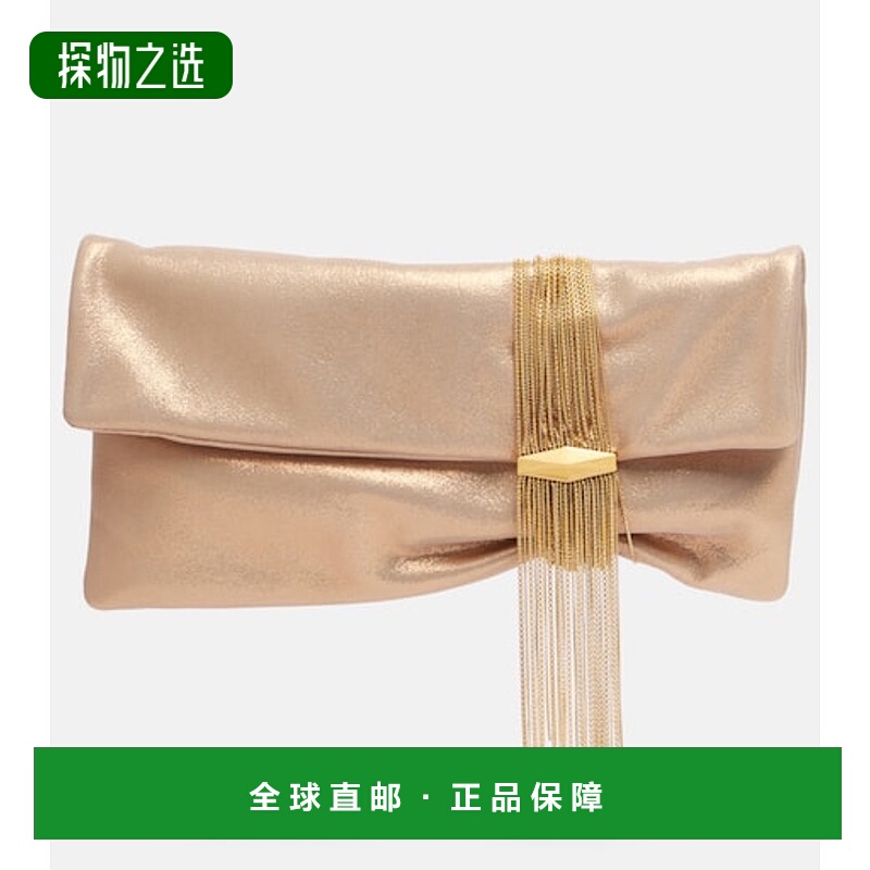 1h可退 香港直邮Jimmy Choo 周仰杰 女士 Zandra 小号精饰绒面革