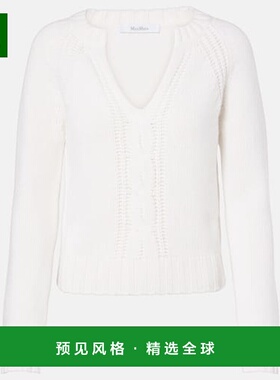 1h可退 香港直邮MaxMara 麦斯玛拉 女士 Cancan 粗线针织羊绒毛衣