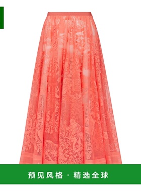 香港直邮Dior Dioriviera 喇叭形半身裙 441J75A8986迪奥