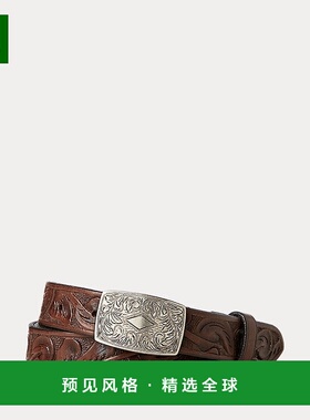 欧洲直邮RALPH LAUREN拉夫劳伦RRL手工皮带腰带