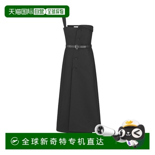2025新品 欧洲直邮DIOR 不对称中长连衣裙真丝迪奥