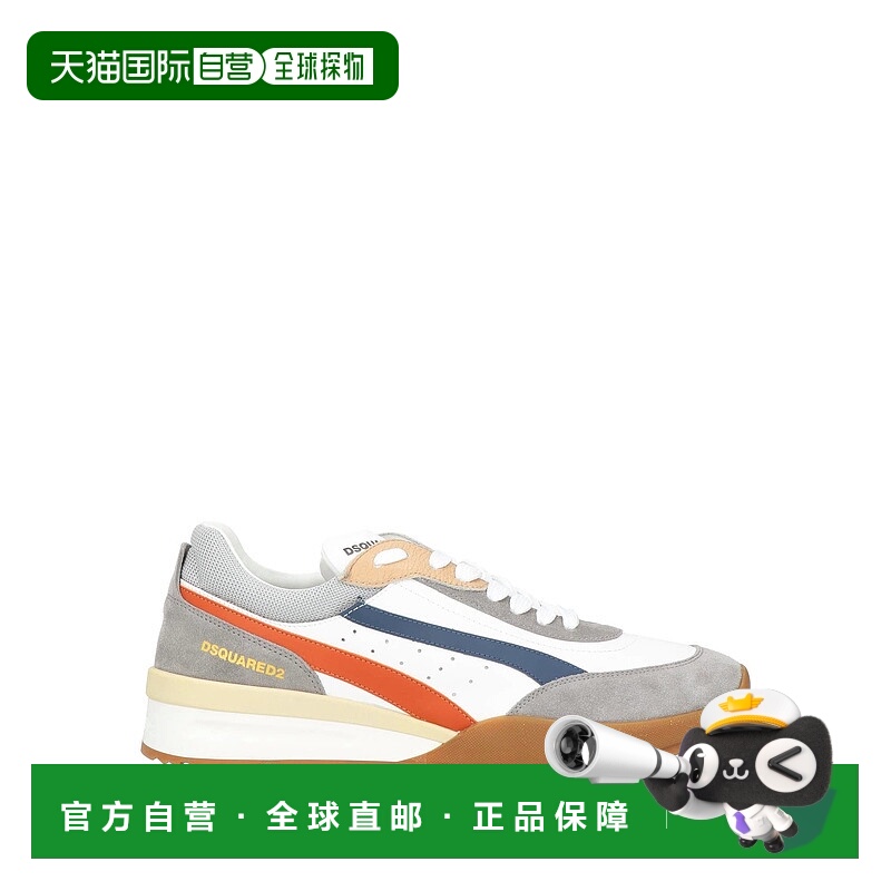 1h可退 香港直邮Dsquared2 二次方 男士 运动鞋 white白色 舒适时