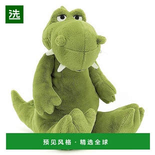 欧洲直邮Jellycat 绿色涤纶布莱恩诺迪诺玩偶