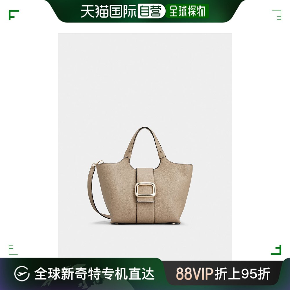 欧洲直邮rogervivier（罗杰·维维亚）女士皮革制品、金属扣手提 箱包皮具/热销女包/男包 通用款女包 原图主图