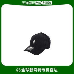 香港直邮Marcelo CBLB005F23FAB001 logo刺绣棉棒球帽子 Burlon