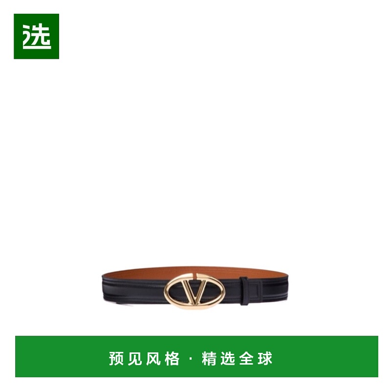 香港直邮Valentino Vlogo 标识腰带 4W0T0SJ4FZC华伦天奴牛皮