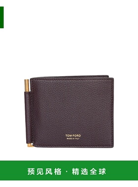 香港直邮Tom Ford Logo 印花双折钱包 Y0231LCL158G牛皮