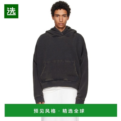 1h可退 香港直邮Entire Studios 男士 黑色 Heavy 连帽衫 ES2125W