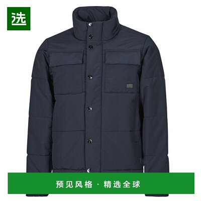 欧洲直邮G-Star Raw 男士 FOUNDATION PDD JKT 羽绒服 海蓝色