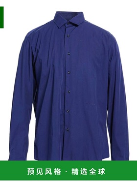 1h可退 香港直邮Iceberg 冰山 男士 纯色衬衫 blue蓝色 舒适时尚