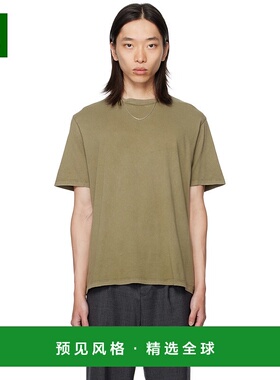 1h可退 香港直邮Our Legacy 男士 卡其色 Box T 恤 M2256BC
