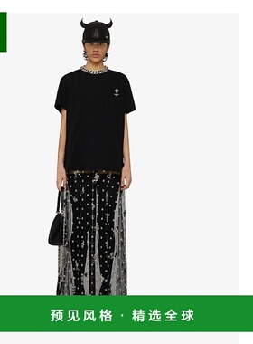 香港直发Givenchy纪梵希女士黑色印花短袖经典潮流时尚BW707Z3Z5S