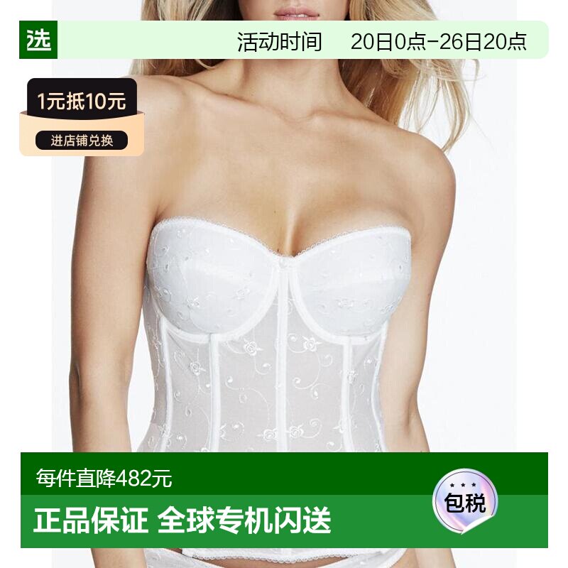 1h可退 【美国直邮】Dominique|Rosemarie 刺绣蕾丝紧身胸衣内衣