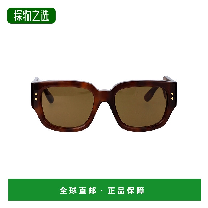 1h可退 香港直邮Gucci 古驰 女士 徽标太阳镜 GG1261S black黑色