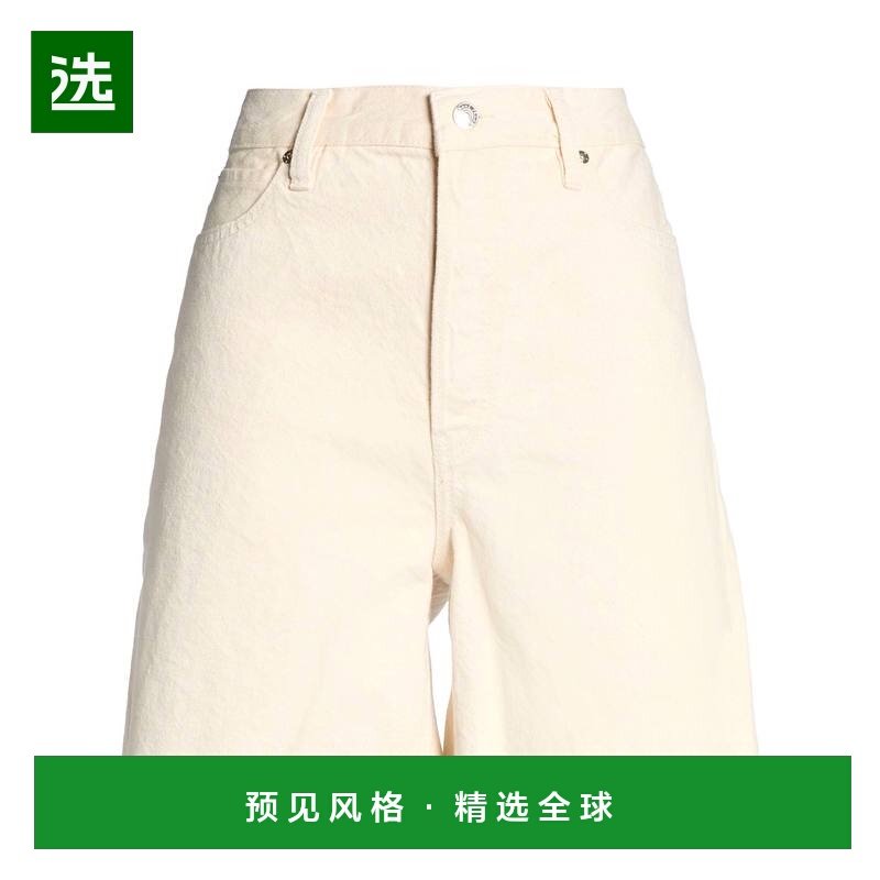 1h可退 香港直邮Frame Denim 女士 牛仔短裤 beige米色 舒适时尚,女装/女士精品,牛仔裤,淘宝优惠券,粉丝福利购,淘宝优惠卷