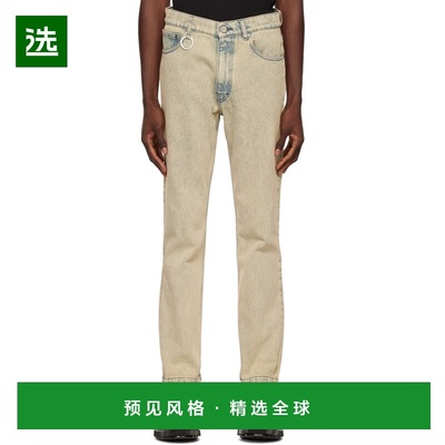 1h可退 香港直邮Études 男士 黄色 Relic 牛仔裤 E23MM581C002