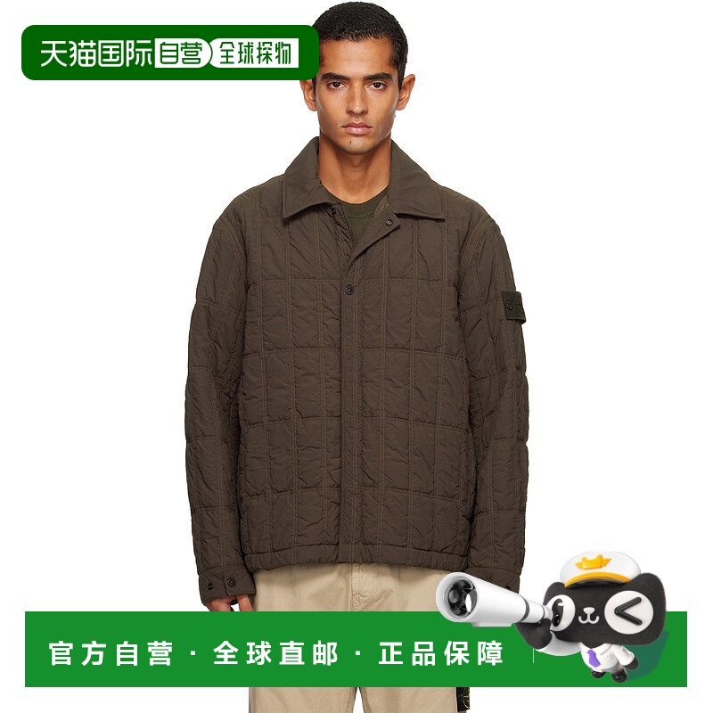 1h可退 香港直邮Stone Island 石头岛 男士 棕色 4100099 Nylon S