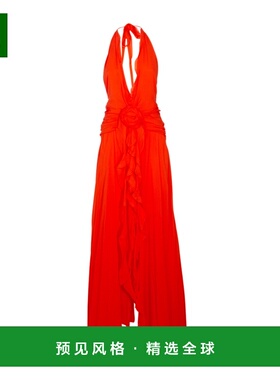 香港直邮BLUMARINE 女士连衣裙 2A803AN0216 SS2026 红色 挂脖连