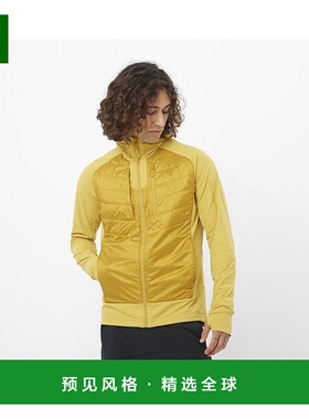 欧洲直邮Salomon萨洛蒙 ELIXIR HYBRID系列男士鲜绿色聚酯纤夹克