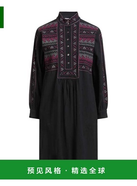 1h可退 香港直邮ANTIK BATIK 女士 中长连衣裙 black黑色 舒适时