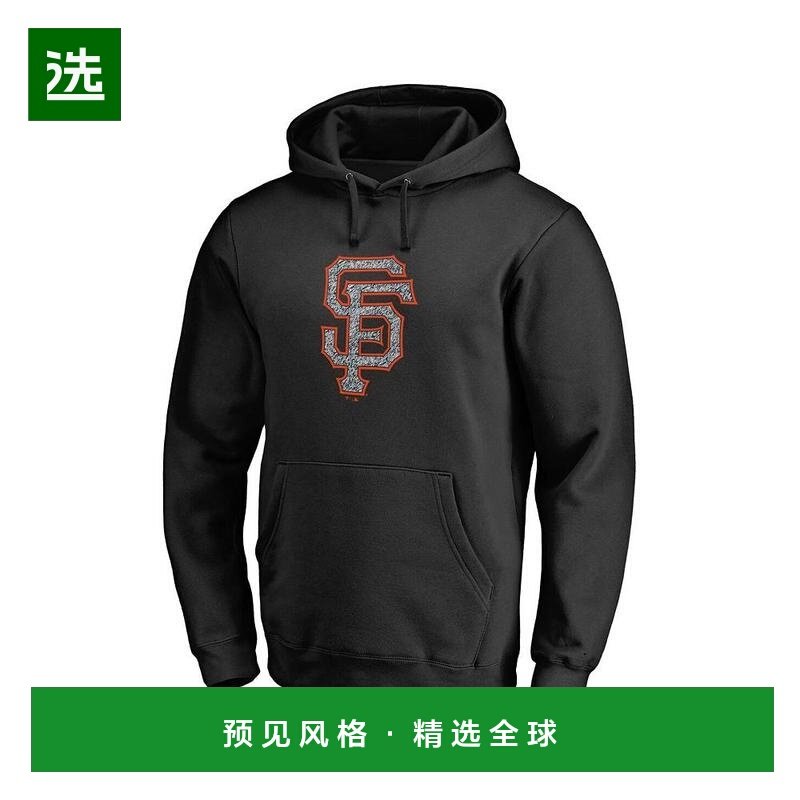 1h可退 【美国直邮】Fanatics 男士黑色旧金山巨人队静态标志连帽,男装,卫衣,淘宝优惠券,粉丝福利购,淘宝优惠卷