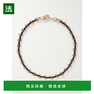 1h可退 香港直邮Roxanne Assoulin 女士 经典款链环镀金珐琅项链