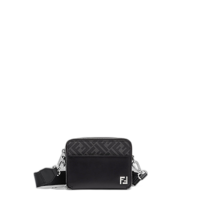 欧洲直邮FENDI(芬迪) FF相机包手拿包帆布包