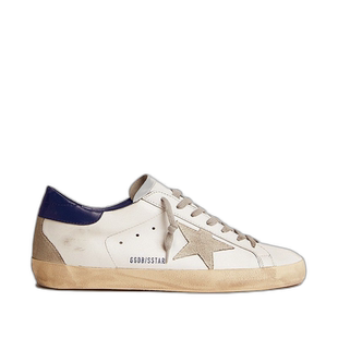 欧洲直邮GOLDEN GOOSE/GGDB 绒面革星星蓝色鞋尾复古个性小脏厚底