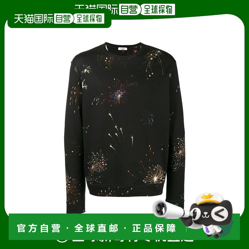 【99新未使用】香港直邮Valentino 烟花印花卫衣 NV3MF07E4G0