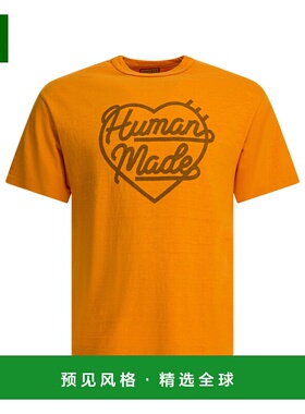 1h可退 香港直邮HUMAN MADE 男士 橙色棉质T恤 HM30CS024