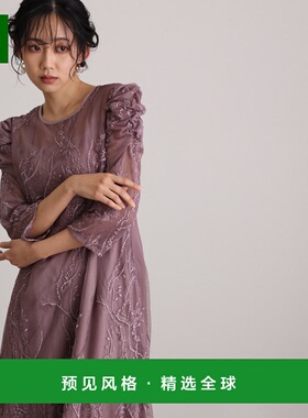 【日本直邮】PourVous女士其它连衣裙时尚高端减龄穿搭感连衣裙