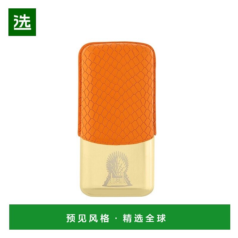 欧洲直邮S.T.Dupont法国都彭 GAME OF THRONES男士橙色小牛皮雪茄