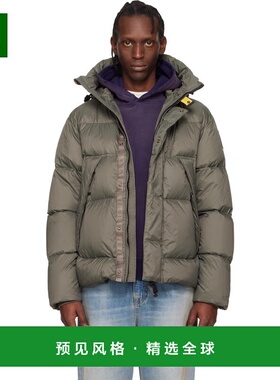 1h可退 香港直邮Parajumpers 男士 灰色 Cloud Hooded 羽绒夹克 2