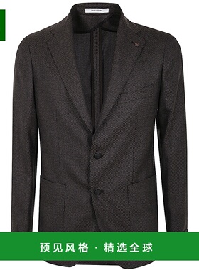 1h可退 香港直邮Tagliatore 男士 单胸褶夹克 1SMC22K060039M1328