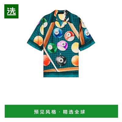 1h可退 香港直邮AMIRI 男士 Billiards 保龄球衬衫 AMSTCA1083