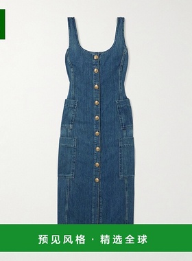 1h可退 香港直邮GOLDEN GOOSE 女士 无袖牛仔连衣裙 GWP01689P001