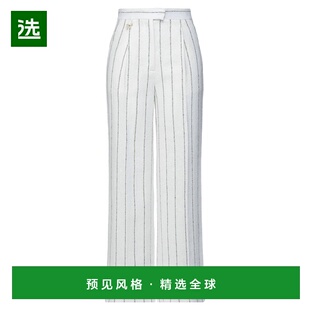 1h可退 香港直邮Lorena Antoniazzi 女士 休闲长裤 white白色 舒