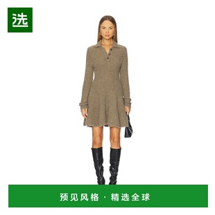 1h可退 香港直邮THE GARMENT 女士 Balboa Volume 棕色连衣裙 218