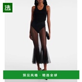 香港直邮Nensi Dojaka 女士 1h可退 Mila 薄纱中长半身裙