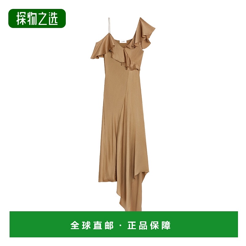 香港直邮Celine 不对称式LINGERIE连衣裙 2R29J346H.