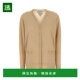 香港直邮Prada 普拉达 女士 1h可退 浅褐色羊绒针织开衫 P25M95SO