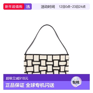 1h可退 香港直邮ST.AGNI 女士 Border 编织迷你手提包 W25024CVS